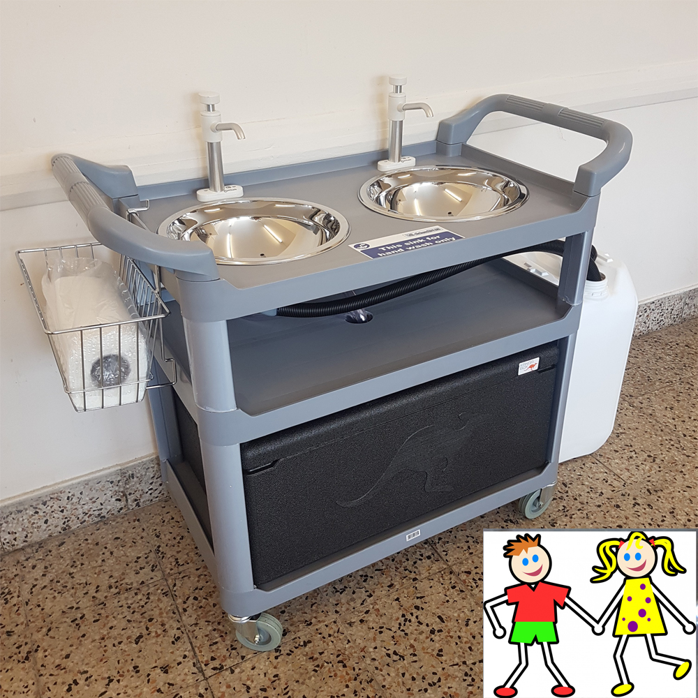 Portable Childs Mobile Hand Wash Sink Unit Ideal Playgroup COVID